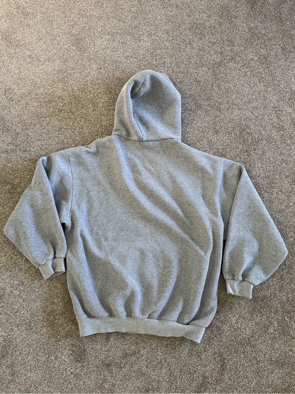 BALENCIAGA Gray Logo Pullover Hoodie Sweatshirt - Sz M - 💯 AUTHENTIC - Picture 3 of 4